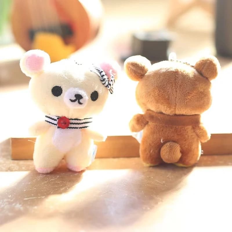 Nuova Sciarpa Rilakkuma Peluche Bambola Kawaii Anime Orso Bruno Pelcuhe Orso di Peluche Giocattoli Coppia Carina Giocattolo Ragazza Come Regali Di Compleanno