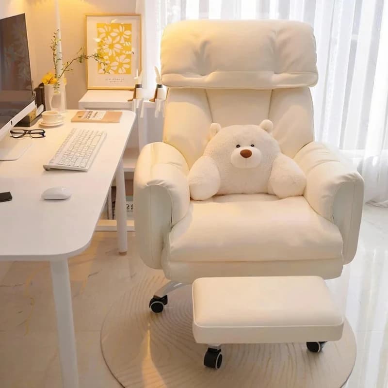 Comoda sedia reclinabile per computer Poggiapiedi girevole Sedie da gioco rilassanti per la casa Playseat Design Sedia Da Scrivania Mobili per ufficio