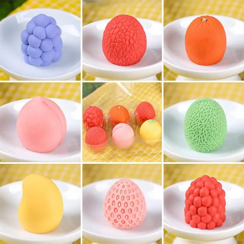 Stampo per torte, stampo per gelato, stampo per mousse, strumenti per decorare torte, stampo in silicone a forma di frutta 3D, utensili da cucina riutilizzabili per la casa