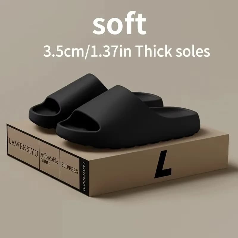 Pantofole da interno con suola morbida e spessa in EVA da uomo alla moda estiva e sandali da spiaggia con diapositive stile donna Comfort