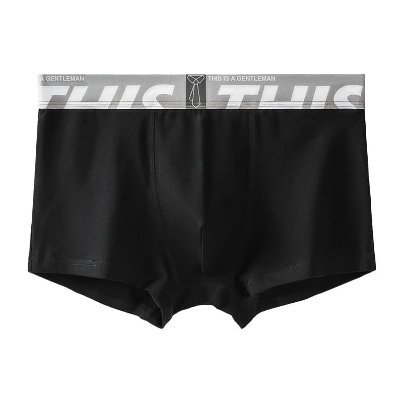 Intimo da uomo in cotone Boxer slim estivi da uomo Boxer giovanili traspiranti a vita media tendenza pantaloncini di grandi dimensioni testa