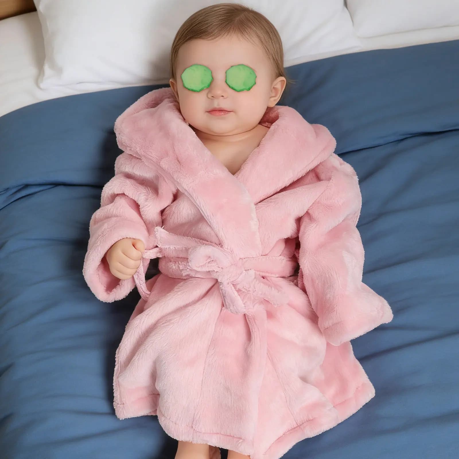 3 Photography Bathrobe 65-85Cm Warm Bath Towel for Infant Photo Shoots Gentle Fabric for Sensitive Skin