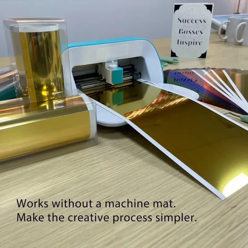 A set of metal smart adhesive vinyl for Cricut Joy/Joy Xtra/Cricut Maker 3/Maker/Explore 3,smart vinyl For Decor Sticker