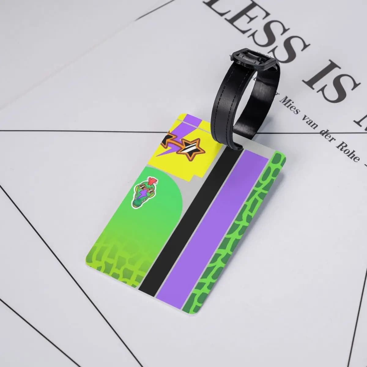 Etichette per bagagli Montgomery Gator Fazbear Entertainment, etichette per valigie da viaggio, etichette per bagagli, porta etichette con nome, indirizzo e identificativo
