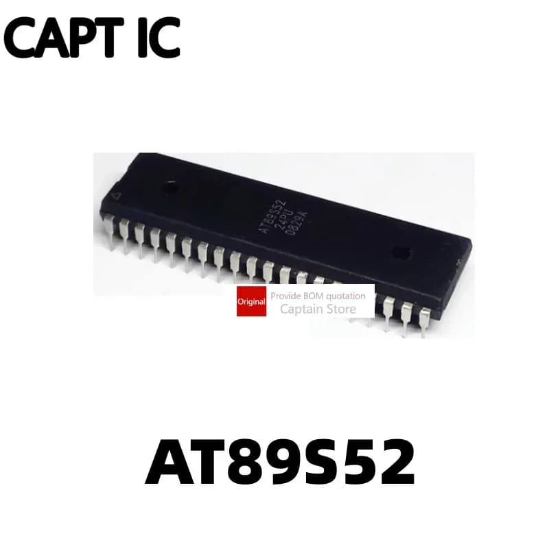 5PCS AT89S52-24PU AT89S52 AT89S52-24PI DIP40 microcontrollore di memoria flash a 8 bit