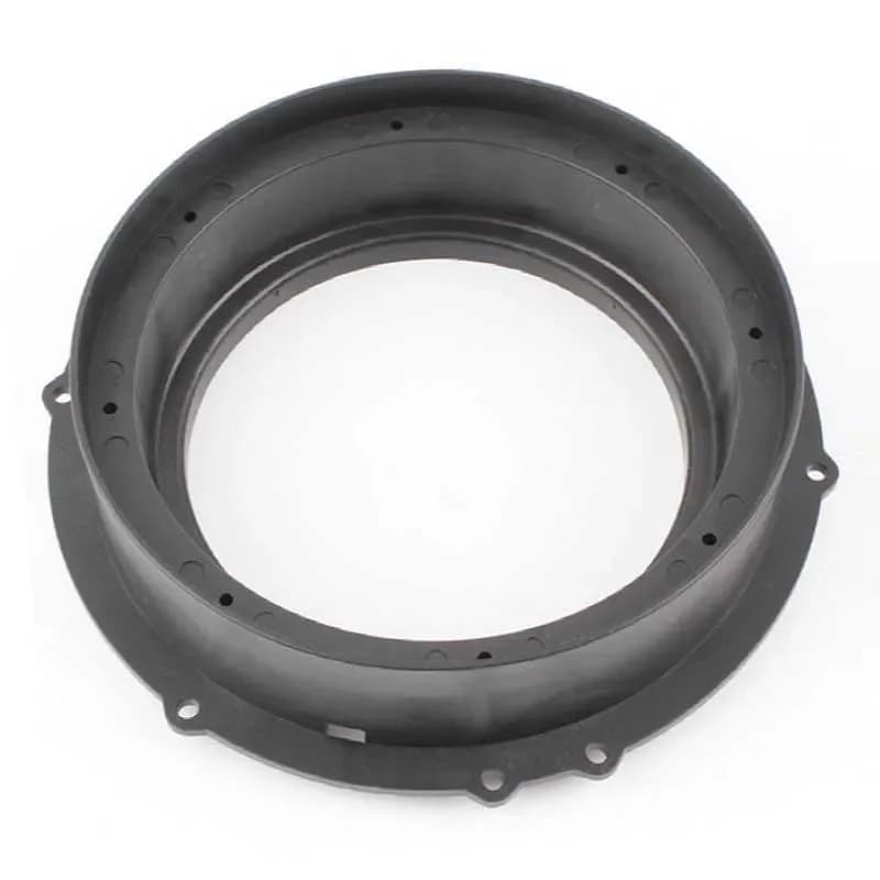2PCs 6.5 ''tappetino per altoparlanti Stereo per porta anteriore per Vw Magotan Skoda Passat piastre adattatrici staffa anello Mat nylon nero