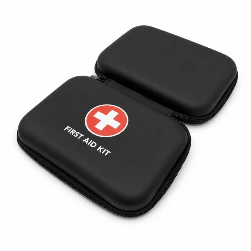 Custodia rigida impermeabile in EVA, kit di pronto soccorso portatile, mini kit di sopravvivenza per casa, scuola, viaggi, auto, custodia per riporre oggetti medicali