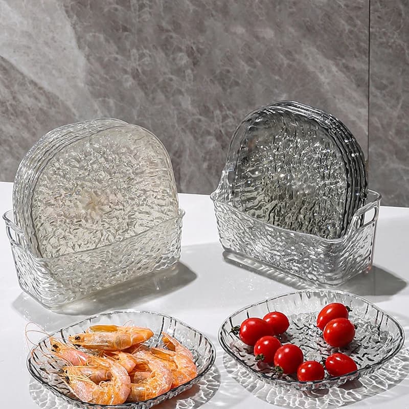8 pezzi di contenitori per piatti da portata facili da pulire, in materiale PP per alimenti, per frutta secca, caramelle, snack 【Homeclub】