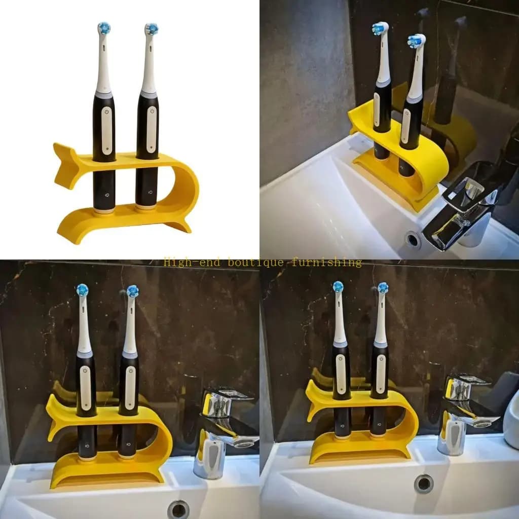 Portaspazzolino elettrico L9NB per portaspazzolino da bagno da appoggio, regalo