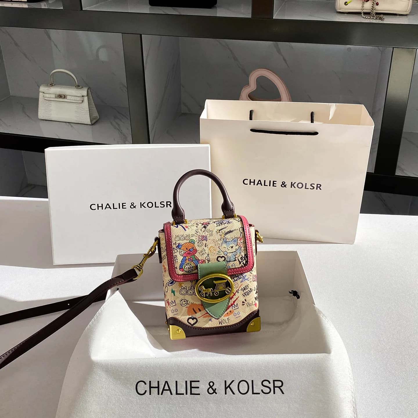 Borsa fasciatoio di lusso di design, classica e di tendenza, da donna, in pelle con logo a lettere, tote e tracolla vintage alla moda