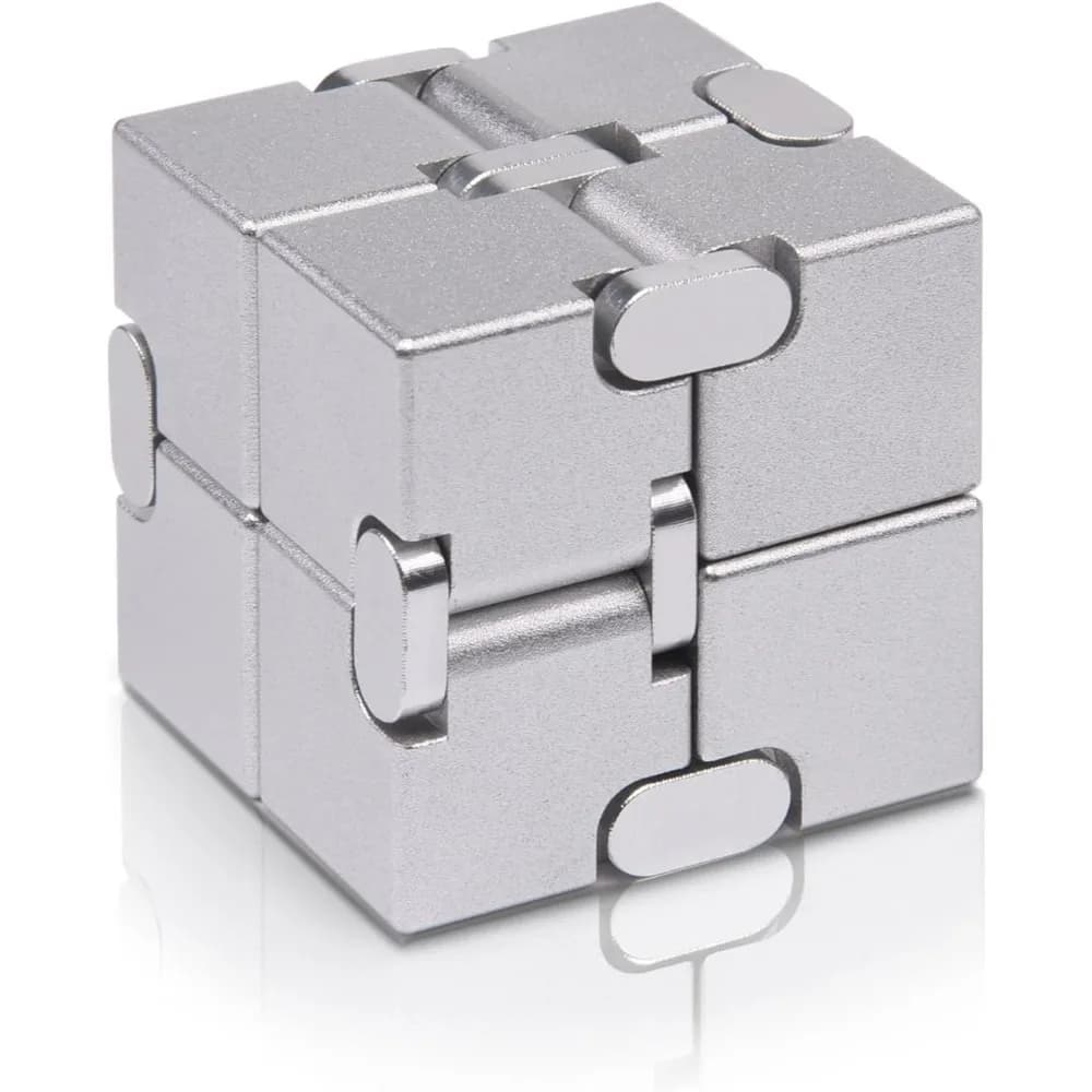 Giocattoli per dita Fidget, ABS Infinity Cube Prime per alleviare lo stress e l'ansia, regali sensoriali ultra resistenti per adulti e bambini