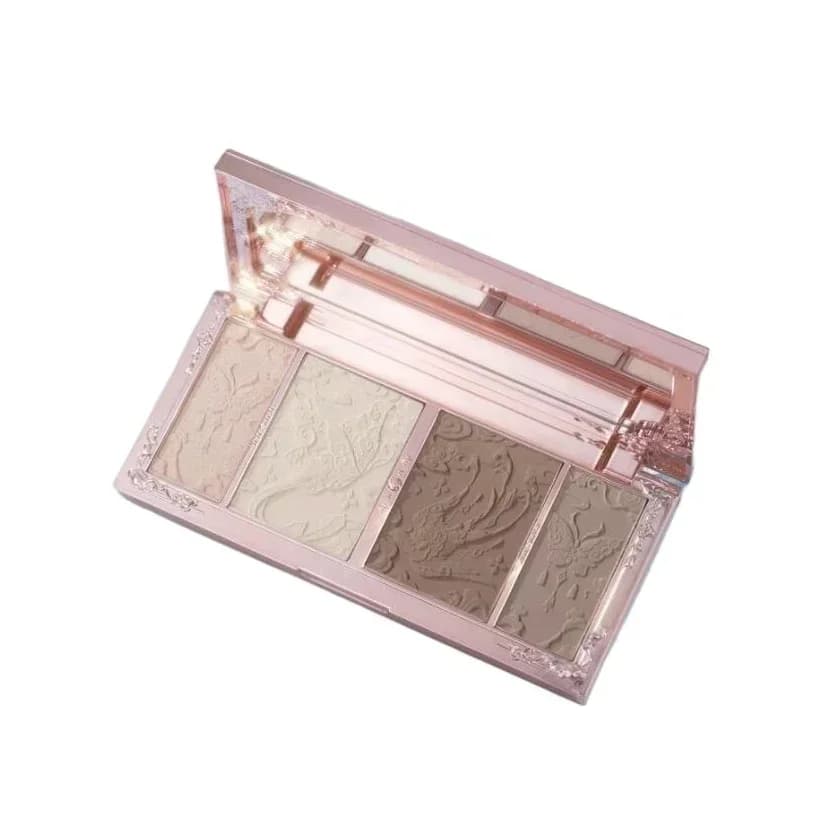 Flower Knows Trucco Farfalla Nuvola Collare Collezione In Rilievo Evidenziare e Contorno Tavolozza Cipria Iluminador Kit Contouring