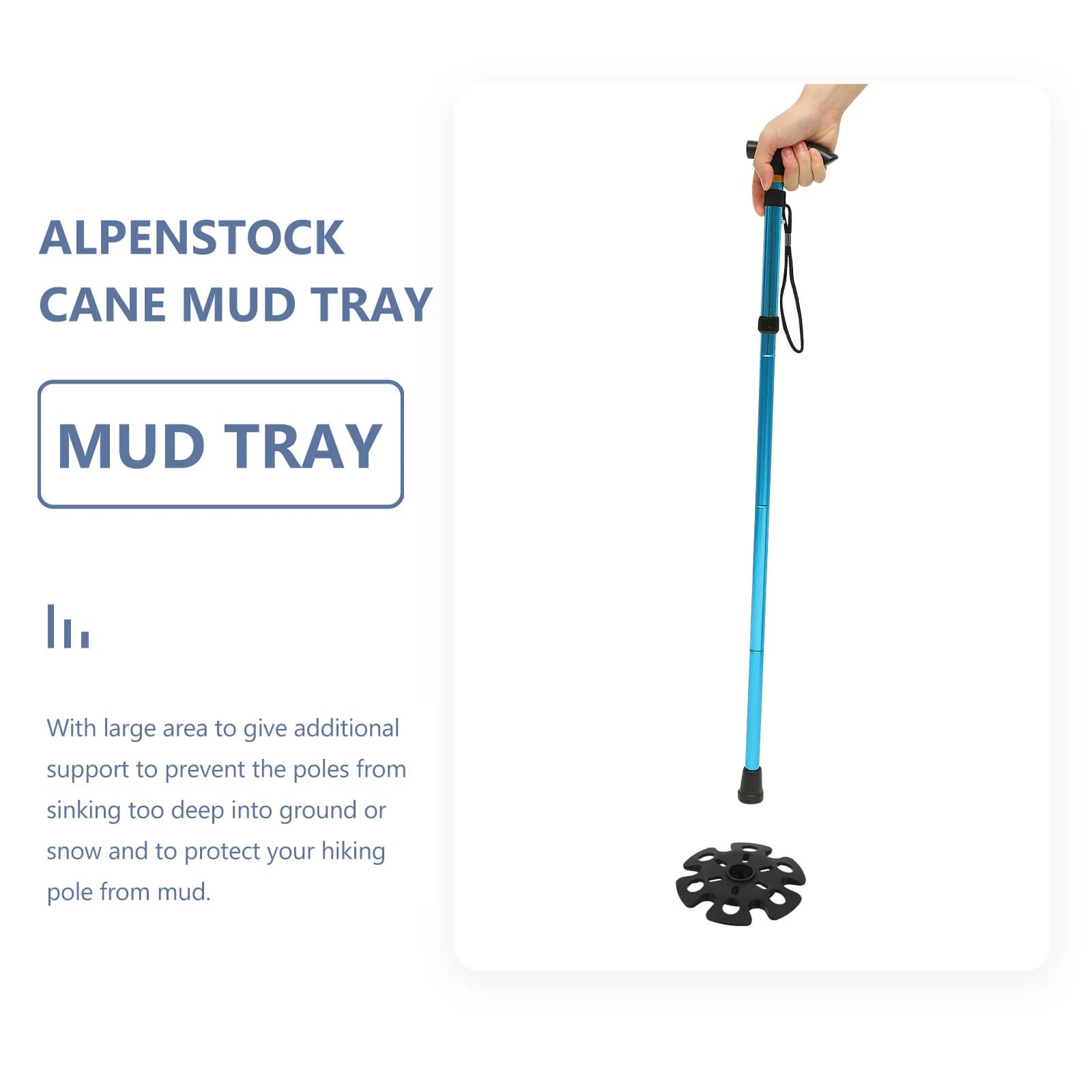 4 pieces tips for trekking poles snowflakes protection for mud covering for feet of large hiking area accessories for outdoor climbing poles
