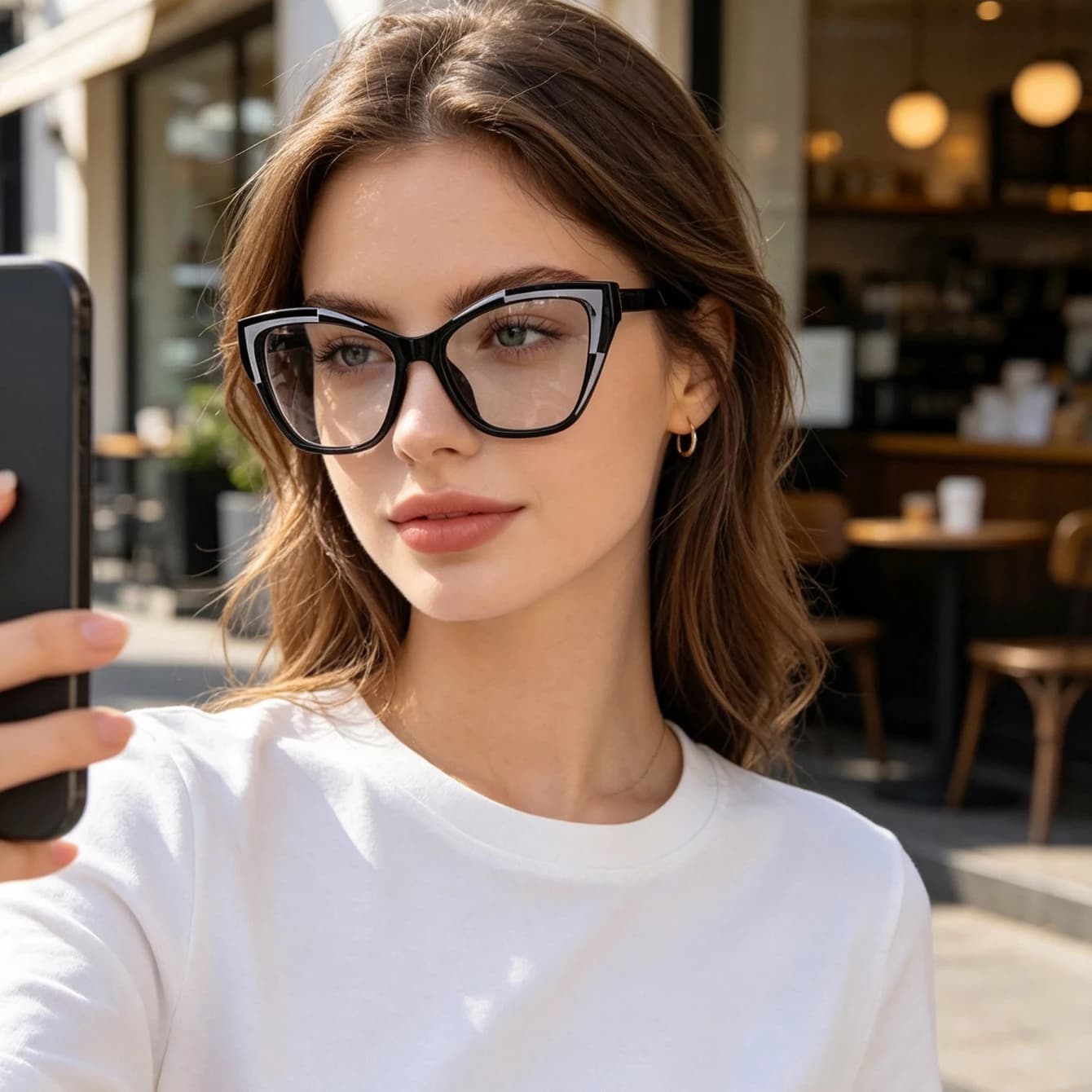 Unisex Cat Eye Sunglasses for Men Women - Trendy Fashion Eyewear for Daily, Party & Travel