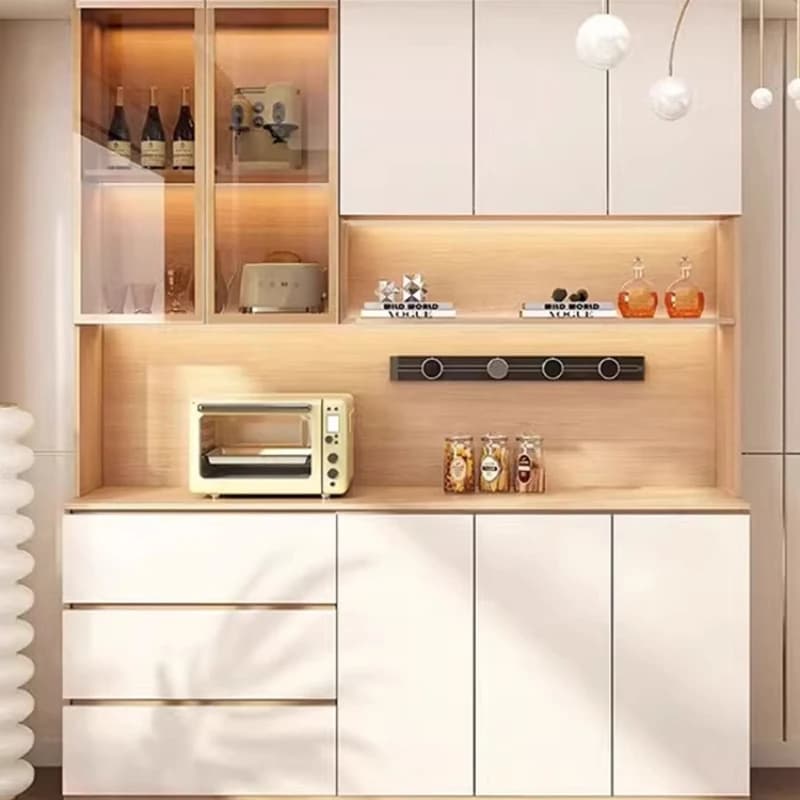 Mobili angolari per portabottiglie Vetrina Scaffale in vetro Vinoteca Wine Cooler Portabottiglie refrigerato Armoire De Bar D'angle