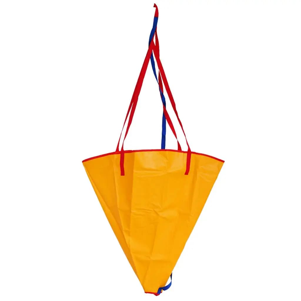 Sea Anchor Yellow PVC Heavy Duty Boat Accessory Drogue Compact for Kayak and Power Boat Fishing