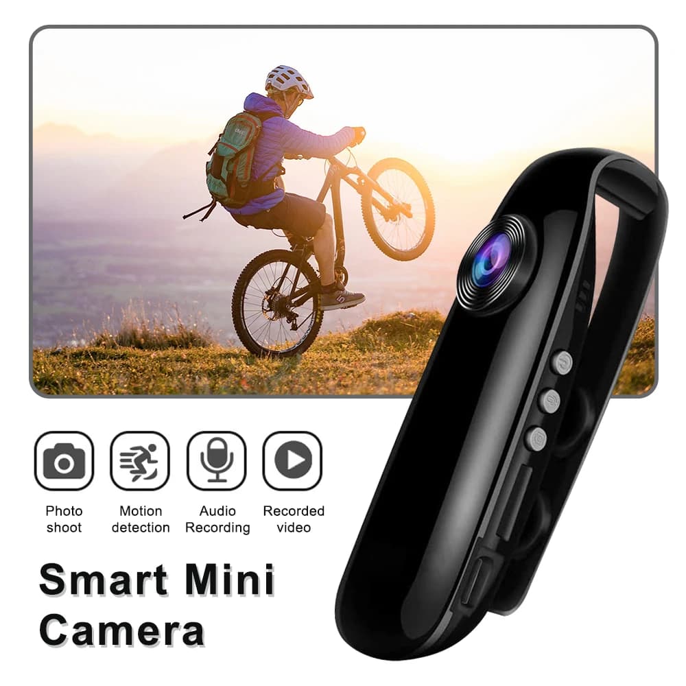 EZVYAO 4K 8MP HD Mini telecamera IP Telecamera di sicurezza WiFi AI Auto Tracking CCTV Registratore audio e video Telecamera di sorveglianza