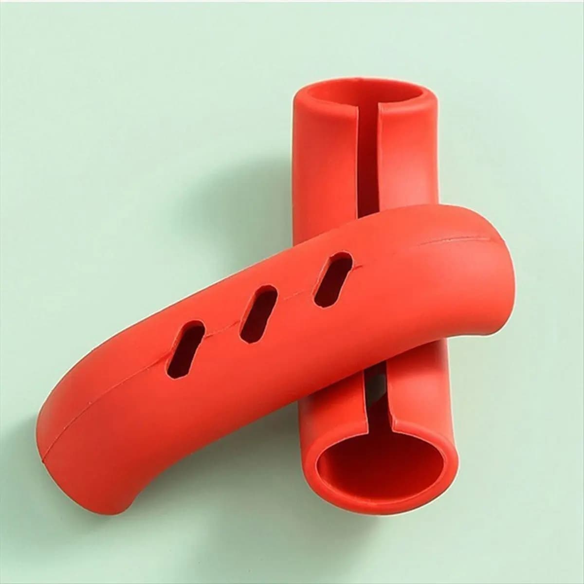 Guanti in silicone A78I anti-scottatura per manici di pentole e padelle in ferro, protezioni termiche per manici di pentole e padelle