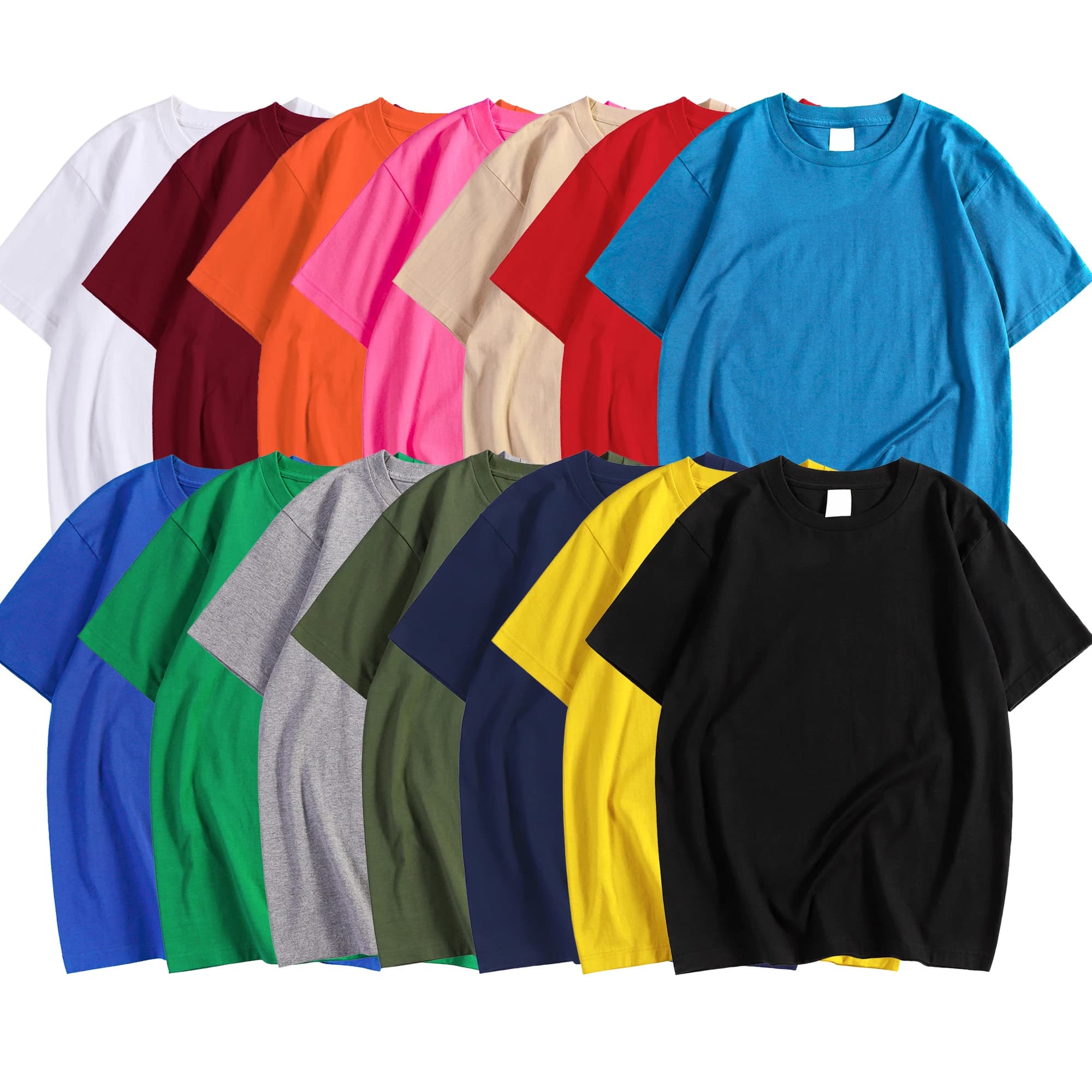 2026 summer T-shirt candy color T-shirt men's oversized short sleeved casual breathable S-XXXL T-shirt clothing soft T-shirt