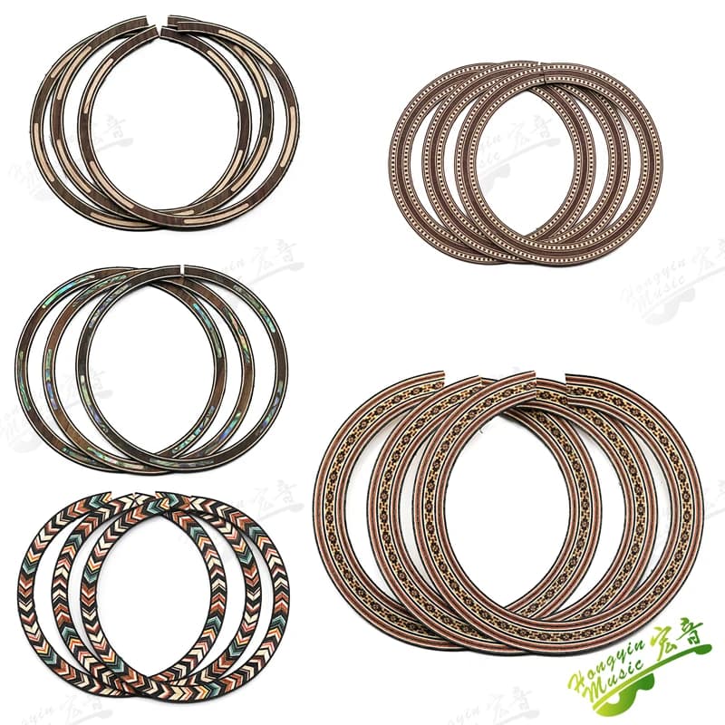 1 Pezzo Ukulele Chitarra a Quattro Corde con Foro Sonoro, Tastiera e Manico per Chitarra a Quattro Corde, Tasti per Foro Sonoro