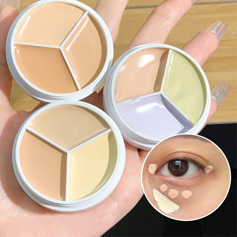 3 Color Total Cover Corrector: Waterproof Corrector for imperfections, eyewear and fine lines