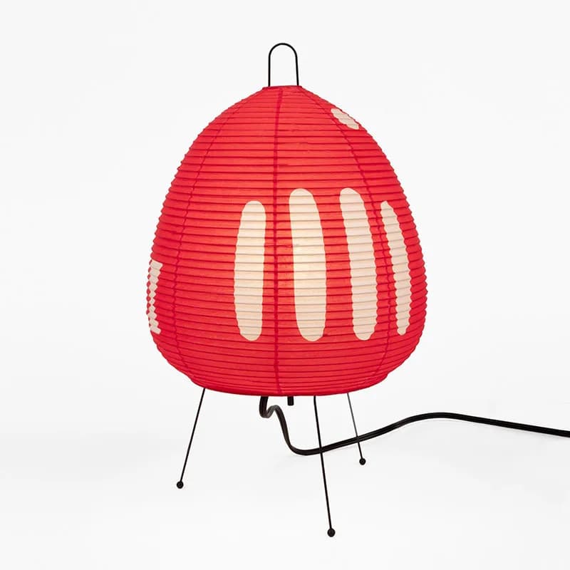 Wabi Sabi lampada da tavolo a LED treppiede lampada da scrivania in carta di riso lampada a lanterna soggiorno arredamento camera da letto atmosfera luci notturne da comodino