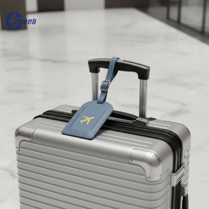 2Pcs/Set PU Travel Passport Cover Luggage Tag Suitcase Identifier Label Baggage Boarding Bag Tag Name ID Address Passport Holder