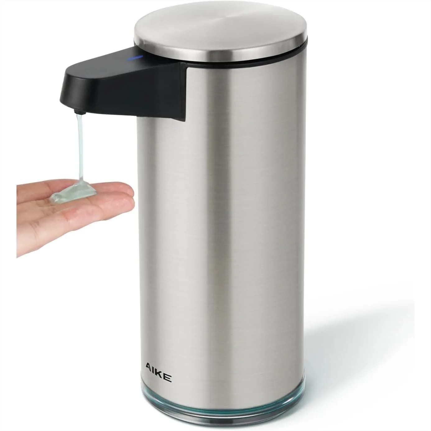 Dispenser Automatico di Sapone Ricaricabile USB-C, in Acciaio Inossidabile Spazzolato per Sapone Liquido, 380 ml