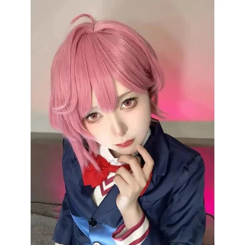 ★ Costume di Halloween per Cosplay, Parrucca Aira Shiratori, Uniforme Scolastica JK Anime Dandadan, Abito, Gonna e Calze ♥ Tutte le parti del paese