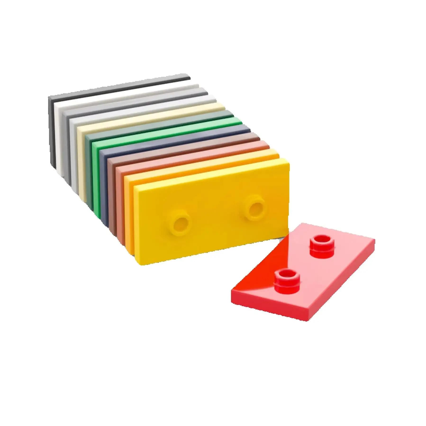 10 Pezzi 65509 MOC Particelle Assemblabili, Mattoncini 2x4 per Trasformazione da Otto a Due, Blocchi da Costruzione Educativi Creativi Fai-da-Te