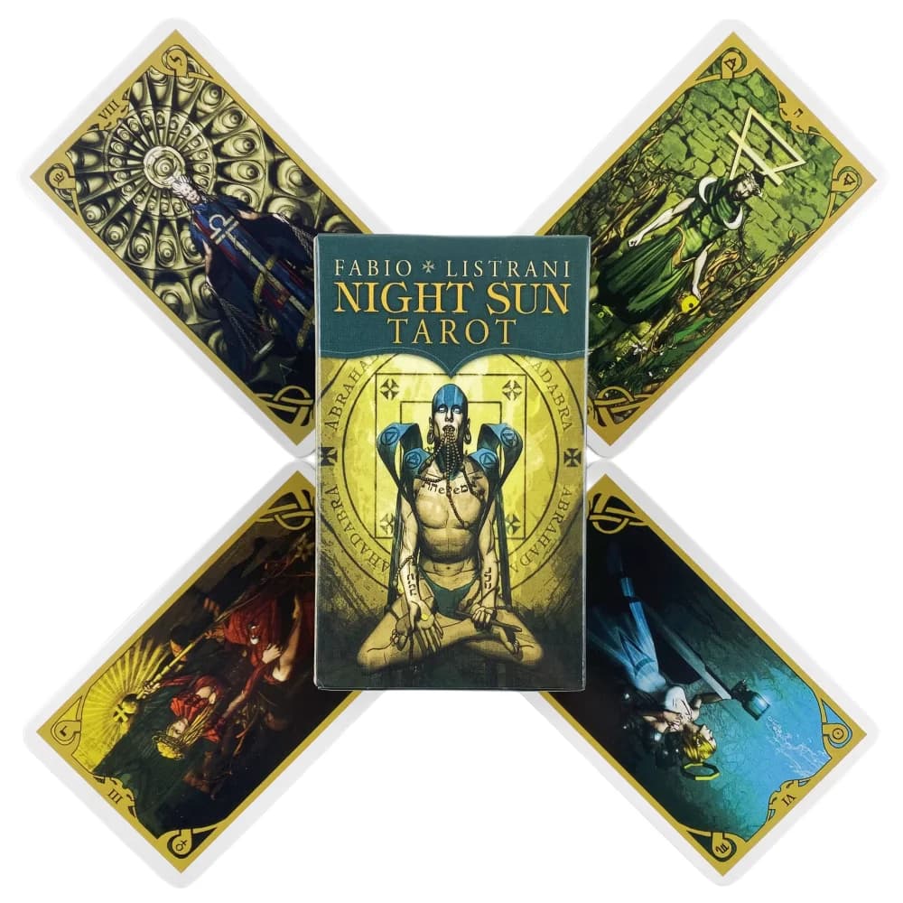 Carte dei tarocchi Night Sun Un mazzo da 78 Oracle English Visions Divination Edition Borad Playing Games
