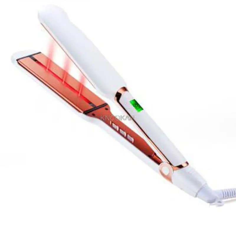 The infrared straight iron buckle in electric curling iron and ceramic does not hurt the hair that straighten the curlers powder