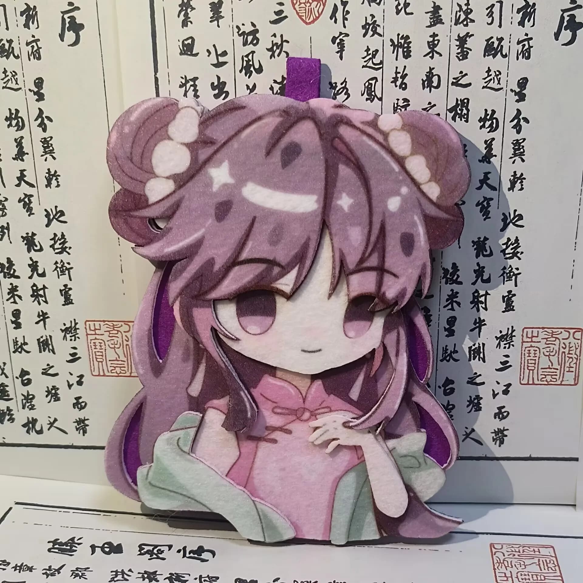 Grave Robbery Notes, simpatico portachiavi zaino in cartone animato, ciondolo in tessuto non tessuto di Wu Xie dei fan circostante, Zhang Qiling, Huo Xiuxiu '