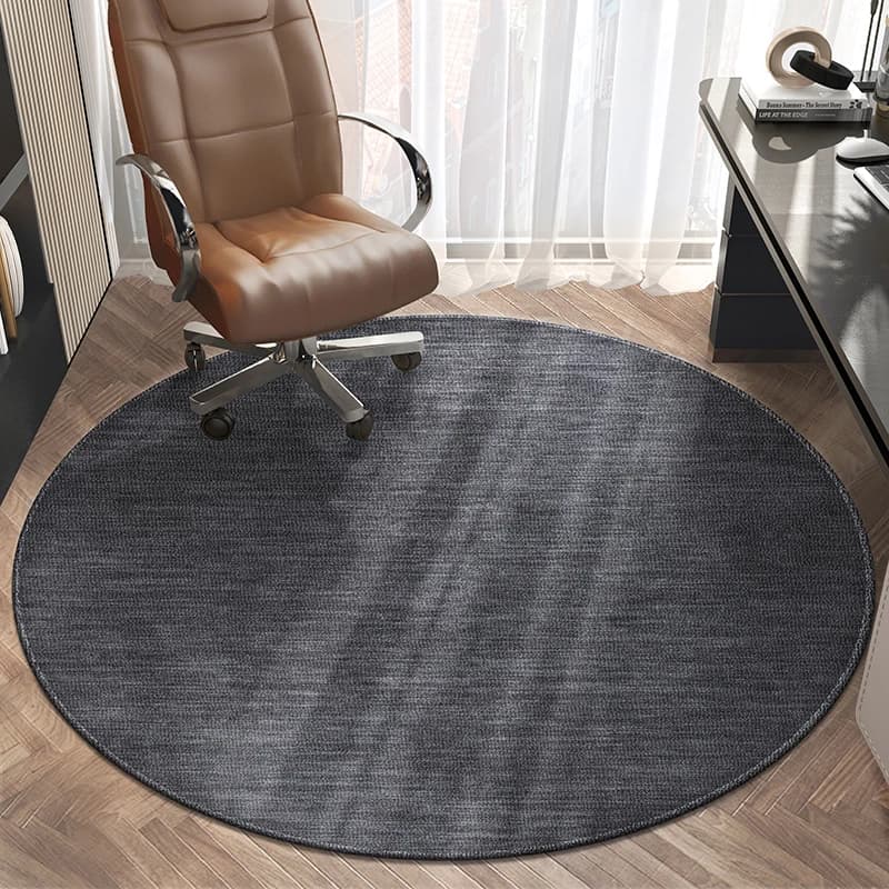 Tappetino rotondo resistente allo sporco per l'ufficio della camera da letto: perfetto sotto la sedia da gioco, la scrivania o lo sgabello da studio