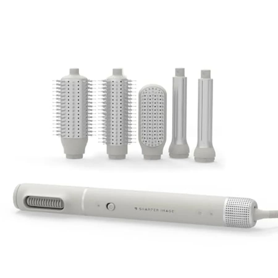 Sharper Image Revel 6-in-1 Multi-Styler: Spazzola Asciugacapelli Ionica, Arricciacapelli ad Aria, Districante, Volumizzante, Lisciante e Stirante
