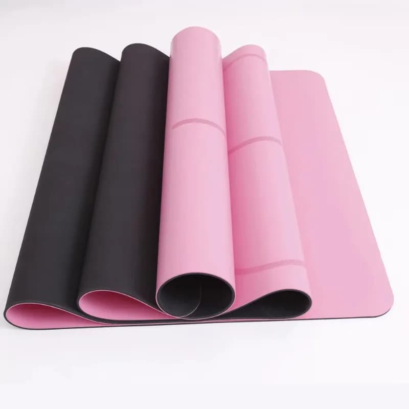 YTYIN 2024 Eco Friendly Natural Rubber Pu Yoga Mats Custom Logo Non Slip Yoga Mat Branded