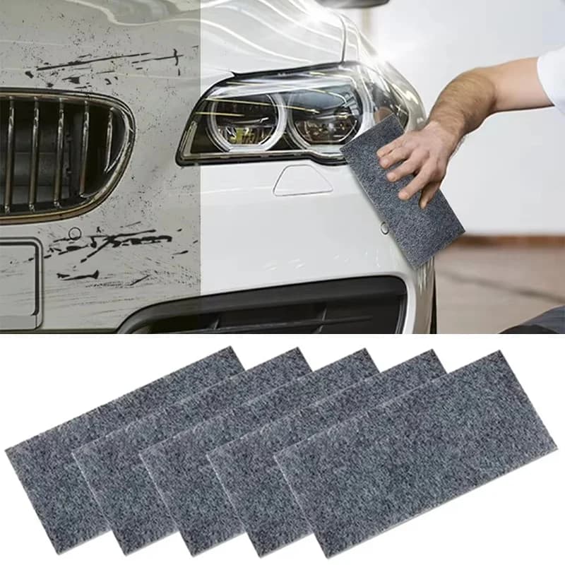 Salviette per riparazione nano graffi per auto Graffi per auto multifunzione Cancella rimozione macchie d'acqua Panni per pulizia graffi abrasivi per cera automatica
