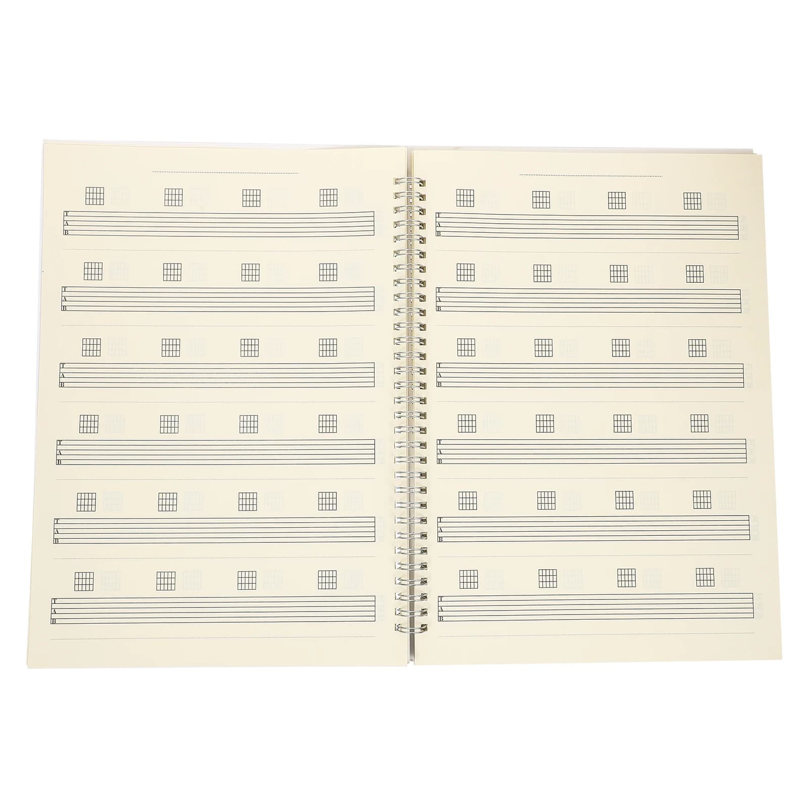 Sei quaderni formato A4 in carta doppia offset per chitarra, libri da tavolo, copertura impermeabile resistente all'usura, pratica originale