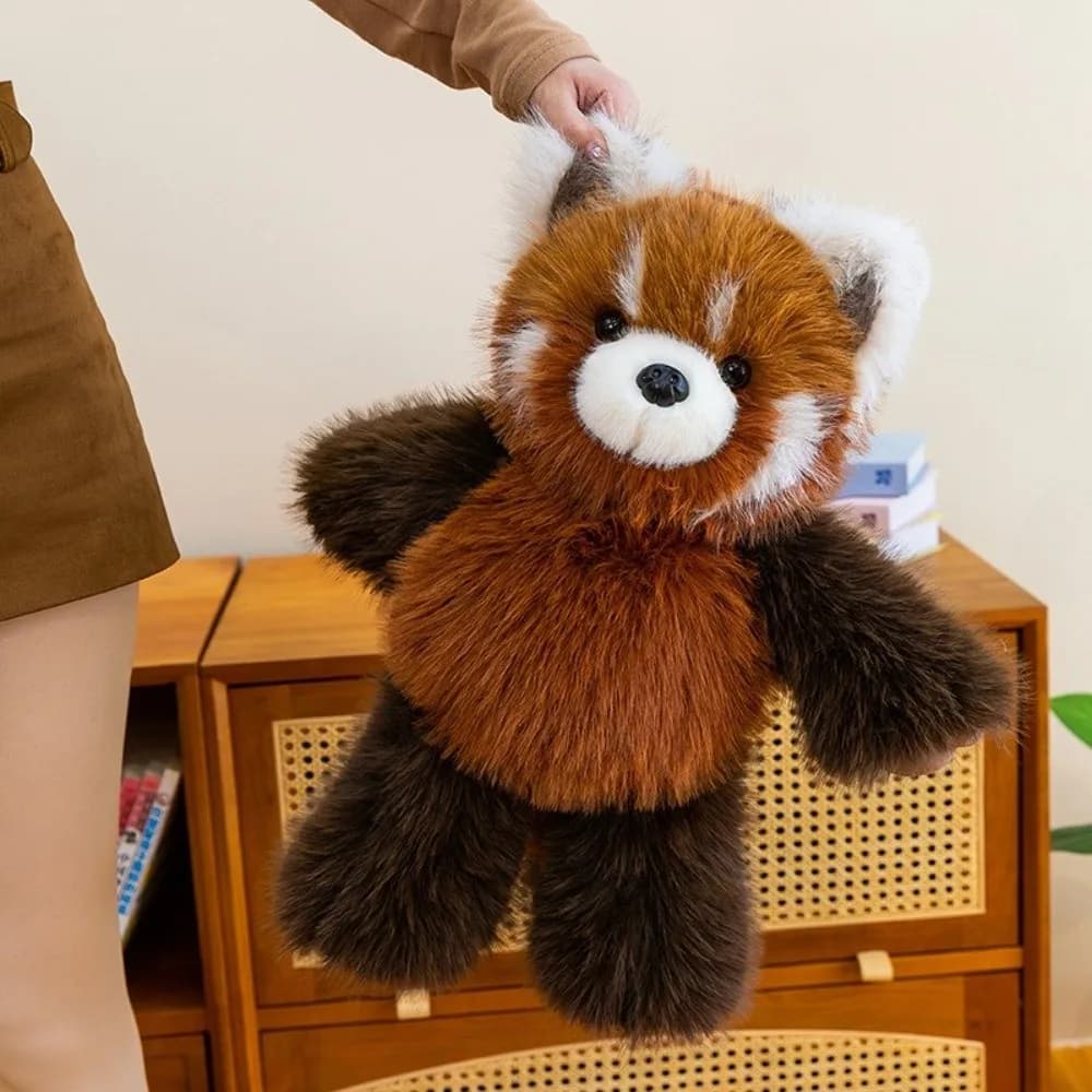 Peluche di Procione Kawaii, Cuscino Morbido e Soffice, Giocattolo Imbottito di Procione, Regalo per Ragazze