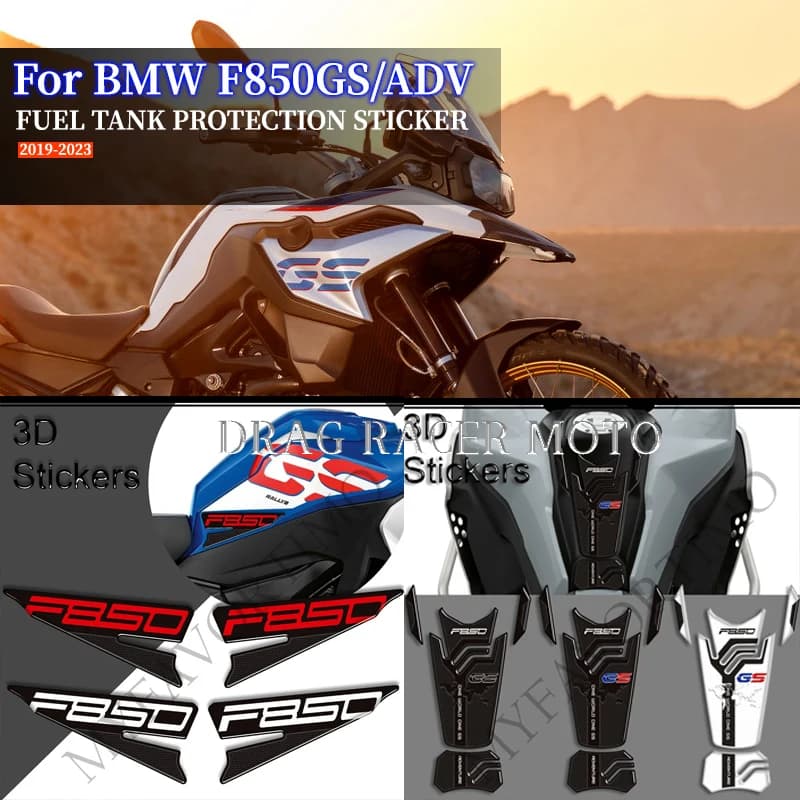 Per BMW F850GS F 850 GS GSA F850 ADV Adventure serbatoio pad manopole adesivi protezione gas olio combustibile kit ginocchio 2019 2020 2021 2022 2023