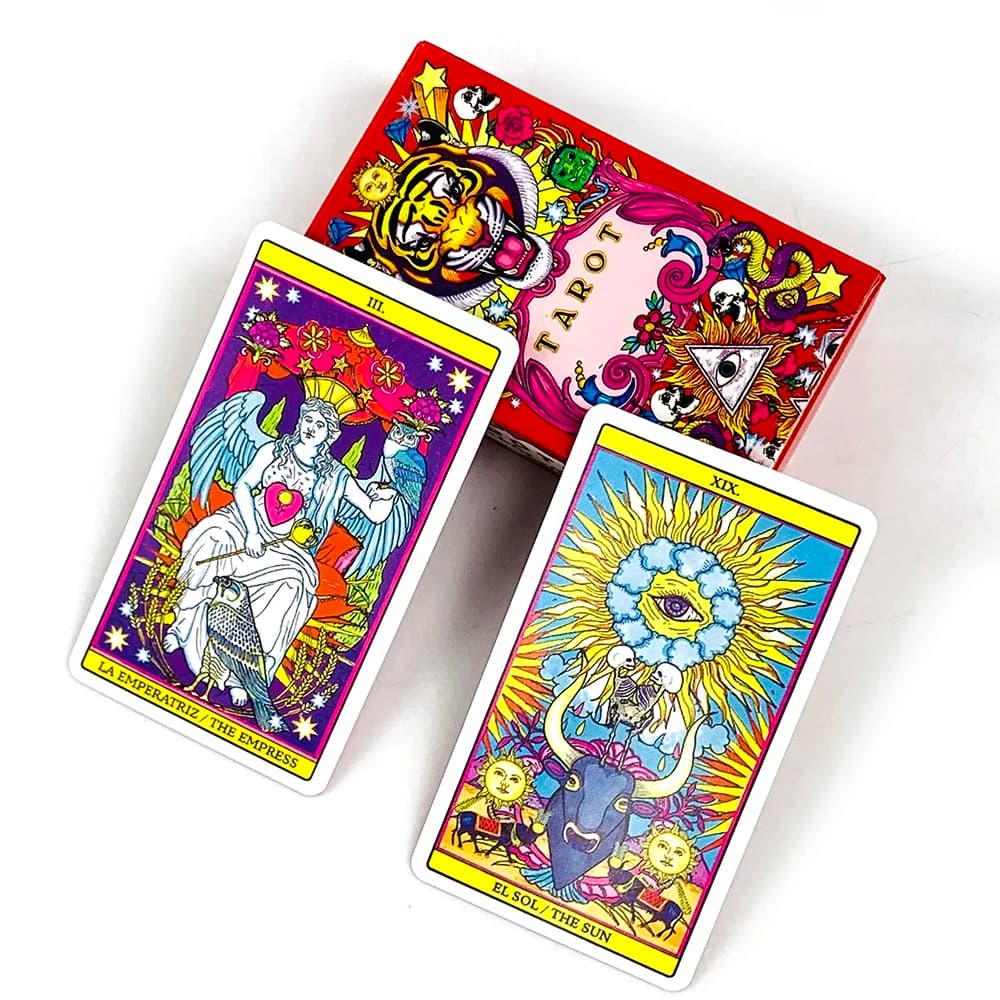 Nuove carte dei tarocchi Mazzo in stile cinese Oracle Visioni inglesi Edizione divinazione Giochi Borad, Gioco di carte per feste in famiglia