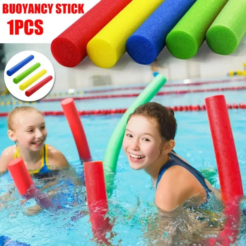 65x1500/75x1500Swimming Pool Foam Noodle Float Aid Swim Noodles Ring Buoyancy Stick Random Color