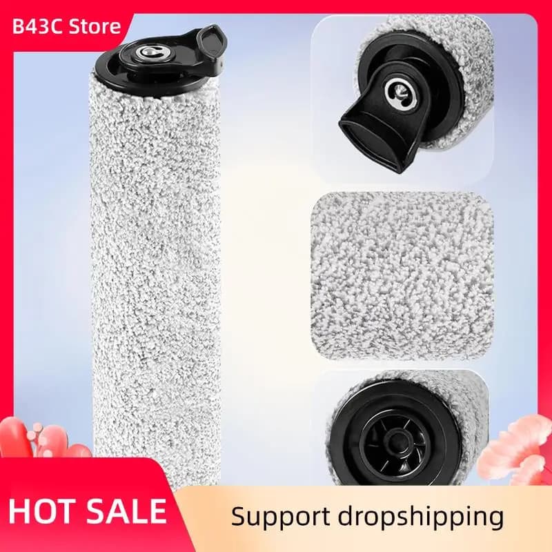 Spare accessories kit B43C compatible with vacuum cleaner Tineco Ifloor 2, includes 2 roller brushes, 6 prefilter foam
