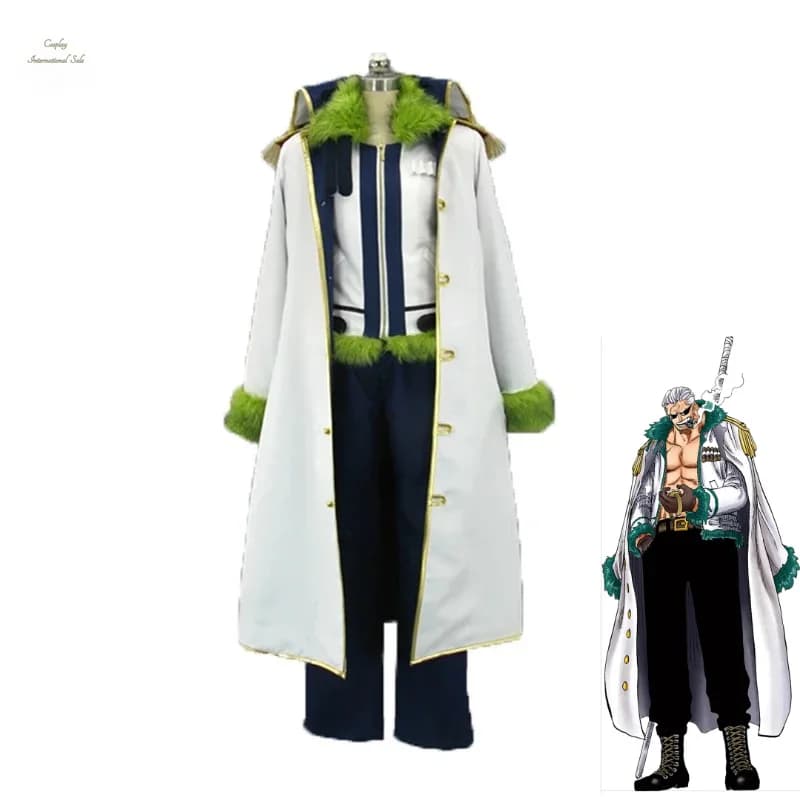 CIS Anime Smoker Cosplay Costume Admiral Fujitora Cosplay 2 Styles Can Choose Custom size