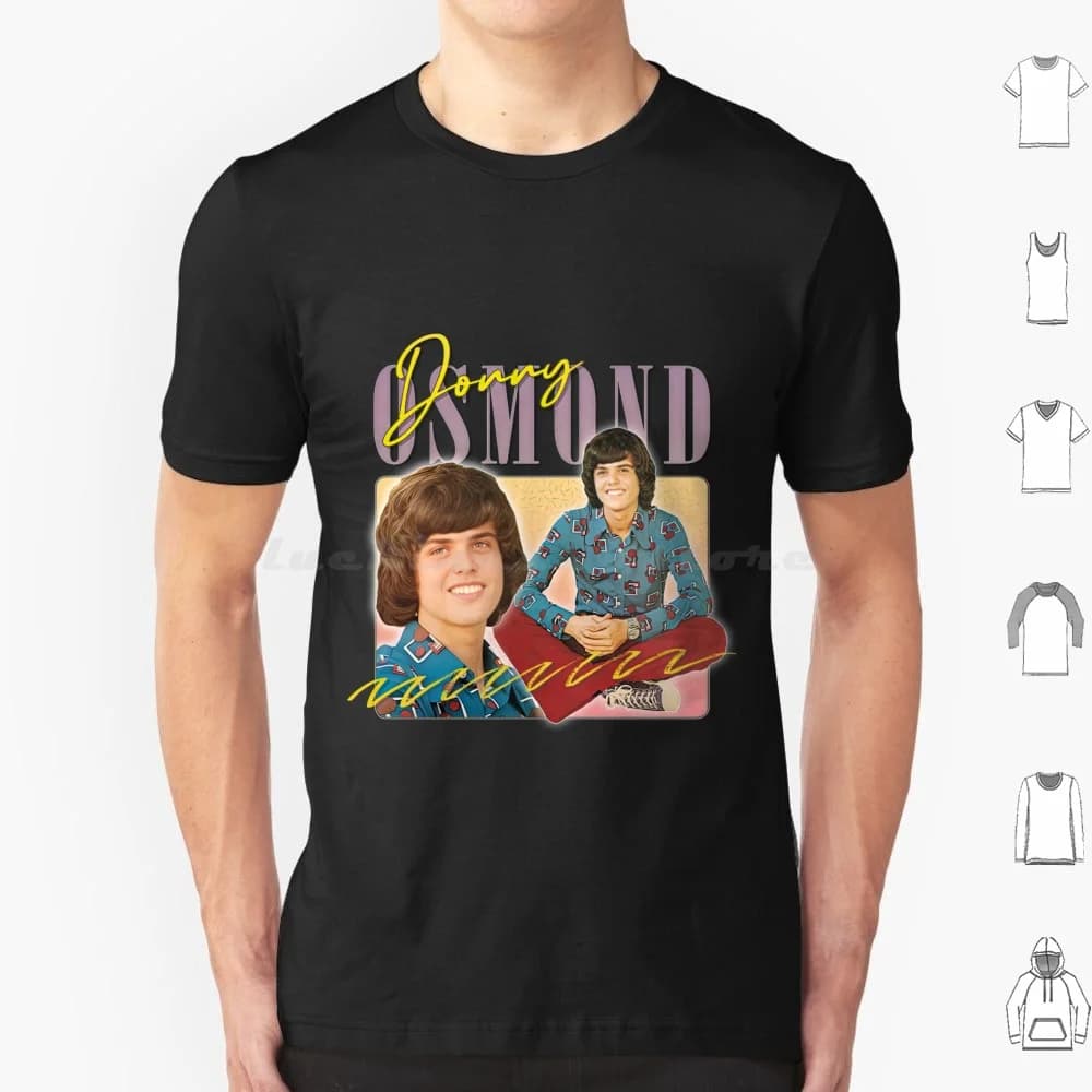 Donny Osmond Retro anni '70 Estetico Fan Design T Shirt Uomo Donna Bambini 6xl Donny Osmond anni '70 anni '70 Bambino anni '70 Cultura pop Stile anni '70