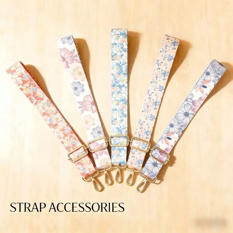 Bag Parts Accessories Strap Bags Fabric Chain Wide Backpack Black Handle Crossbody Canvas Replacement Shoulder Bag Strap