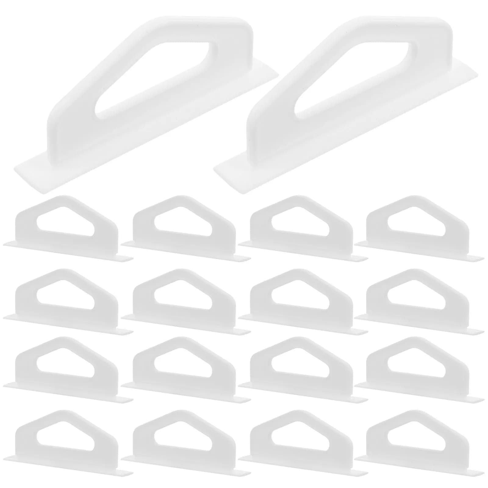200Pcs Merchandising Hooks Airplane Hole Clear Wall Peg Hangers Retail Display Clips for Store Hanging