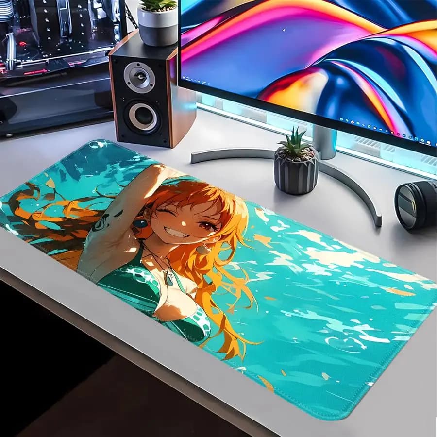 OneS P-ieceS Cool Girl Tappetino per mouse impermeabile Tappetino per computer portatile Accessori da scrivania Tappetino per console di gioco Tappetino per ufficio Tappetino per tastiera e mouse