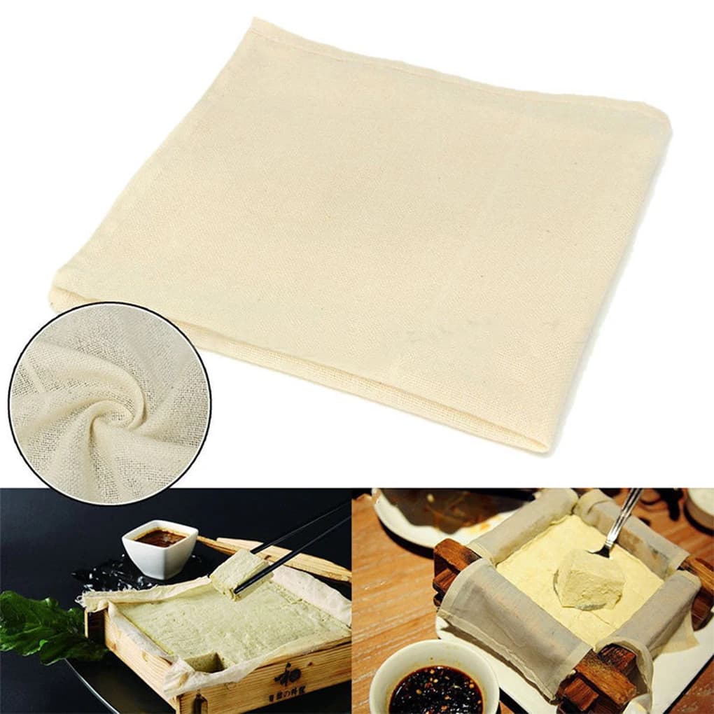 Panno per vapore in puro cotone naturale vestiti lavabili garza tappetino per cottura a vapore farcito utensili resistenti all'usura 2 pezzi