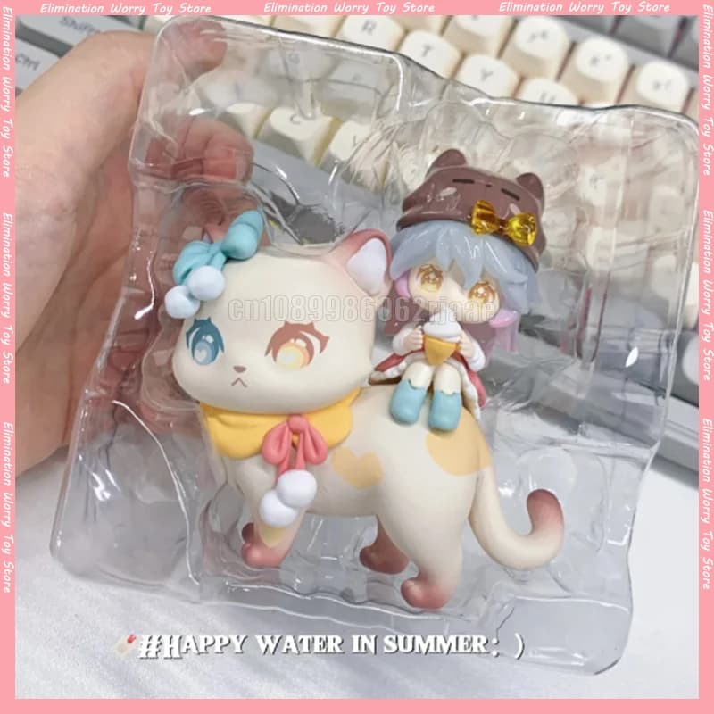 Dolce Emilya Figurina di gatto Regalo di compleanno per ragazze Berry Cat Nianai Little Cat Companion Series Blind Box Giocattolo da collezione alla moda